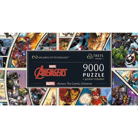 Puzzle 9000 elementów Marvel Across the Comic Universe Puzzle 9000 elementów Marvel Across the Comic Universe