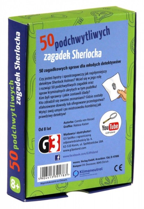 Gra 50 podchwytliwych zagadek Sherlocka Gra 50 podchwytliwych zagadek Sherlocka