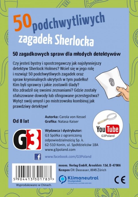 Gra 50 podchwytliwych zagadek Sherlocka Gra 50 podchwytliwych zagadek Sherlocka