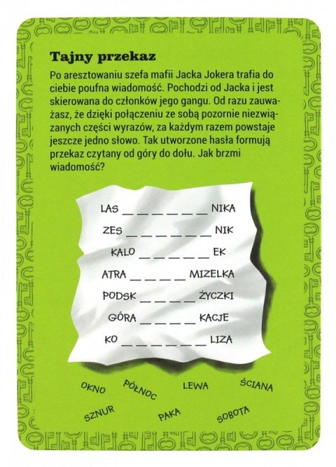 Gra 50 podchwytliwych zagadek Sherlocka Gra 50 podchwytliwych zagadek Sherlocka