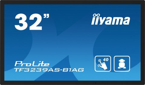 Monitor 32 cale TF3239AS-B1AG,IPS,FHD,HDMIx2,DP,RJ45,3xUSB,2x10W, ANDROID,24/7,IP65 Monitor 32 cale TF3239AS-B1AG,IPS,FHD,HDMIx2,DP,RJ45,3xUSB,2x10W, ANDROID,24/7,IP65