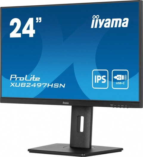 Monitor 24 cale XUB2497HSN-B2 IPS, USB-C Dock, HDMI, DP, 300cd, Pivot, HAS /5y/ Monitor 24 cale XUB2497HSN-B2 IPS, USB-C Dock, HDMI, DP, 300cd, Pivot, HAS /5y/
