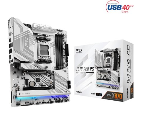 Płyta główna X870 PRO RS AM5 4DDR5 M.2 ATX Płyta główna X870 PRO RS AM5 4DDR5 M.2 ATX