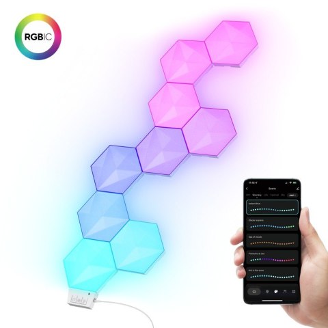Panele dodatkowe GXT903 VYBZ LED HEXAGON 3 sztuki Panele dodatkowe GXT903 VYBZ LED HEXAGON 3 sztuki