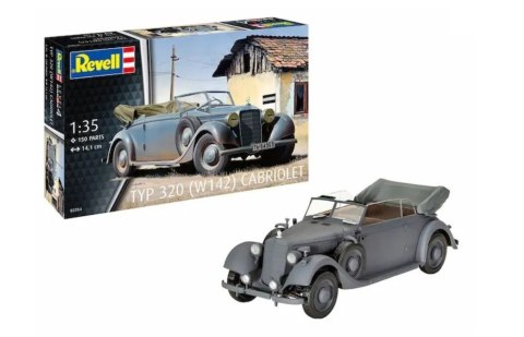 Model plastikowy Pojazd Typ 320 w142 Cabriolet 1/35 Model plastikowy Pojazd Typ 320 w142 Cabriolet 1/35