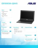 Notebook Chromebook CB1100CKA-GJ0415 - Celeron N5100/8GB/64GB/11.6 cali/ChromeOS/5Y