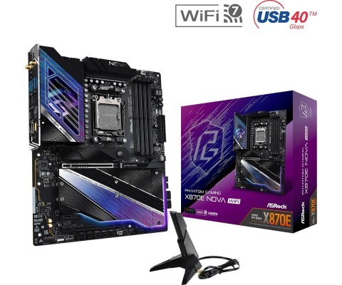 Płyta główna X870E NOVA WIFI AM5 4DDR5 M.2 ATX Płyta główna X870E NOVA WIFI AM5 4DDR5 M.2 ATX