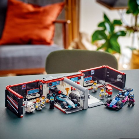 Klocki City 60444 F1 Garaż i bolidy Mercedes-AMG i Alpine Klocki City 60444 F1 Garaż i bolidy Mercedes-AMG i Alpine