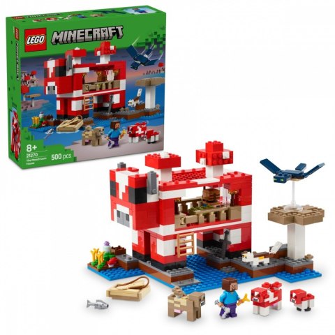 Klocki Minecraft 21270 Dom grzybowej krowy Klocki Minecraft 21270 Dom grzybowej krowy