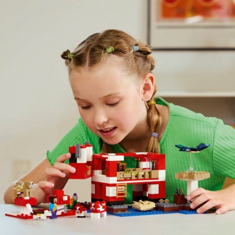 Klocki Minecraft 21270 Dom grzybowej krowy Klocki Minecraft 21270 Dom grzybowej krowy