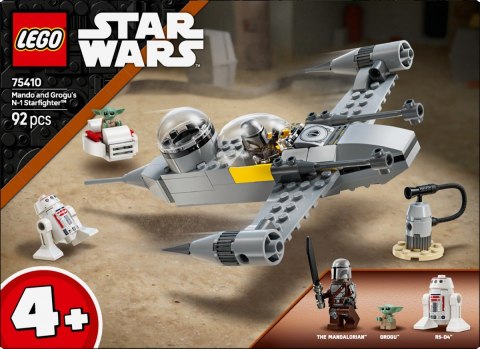 Klocki Star Wars 75410 Myśliwiec N-1 Mando i Grogu Klocki Star Wars 75410 Myśliwiec N-1 Mando i Grogu