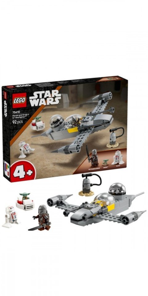 Klocki Star Wars 75410 Myśliwiec N-1 Mando i Grogu Klocki Star Wars 75410 Myśliwiec N-1 Mando i Grogu