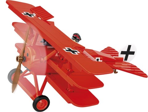 Klocki Fokker DR.1 Czerwony Baron 221 klocków