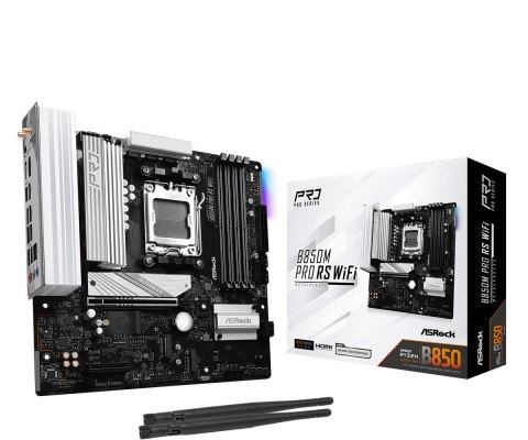Płyta główna B850M PRO RS WIFI AM5 4DDR5 mATX Płyta główna B850M PRO RS WIFI AM5 4DDR5 mATX
