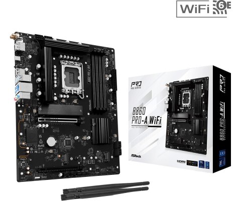Płyta główna B860 PRO-A WIFI s1851 4DDR5 ATX Płyta główna B860 PRO-A WIFI s1851 4DDR5 ATX